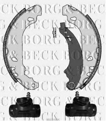 BORG & BECK bbs1062k -  Комплект тормозных колодок